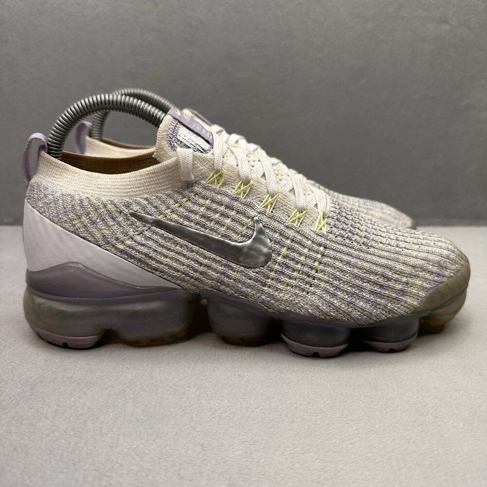 Womens Size 8 Nike Air VaporMax Flyknit 3 Shoes True White‎ Running Sneakers